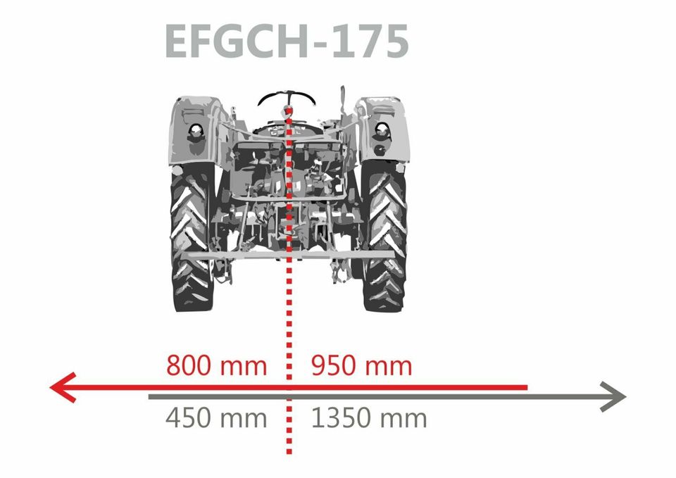 Schlegelmulcher EFGCH-175 cm, hydr. Verschiebung, Mulcher Mähwerk in Nistertal