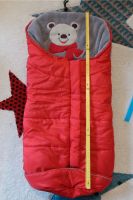 Fußsack Kinderwagen Baby rot/grau Teddybär warm Winter Bayern - Schonungen Vorschau