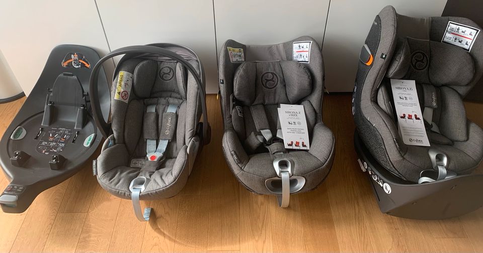 Cybex Sirona Z i-Size plus Soho grey mid grey grau Kindersitz in Montabaur