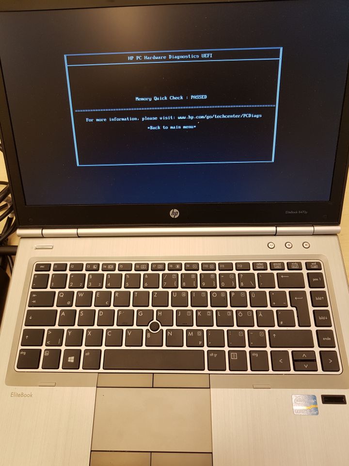 HP EliteBook 8470p - i5/8GB/500 SSHD - funktioniert - an Bastler in München