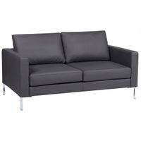 2 Sofa Portobello in grauem Leder Ledersofa, Designsofa Echtleder Niedersachsen - Wolfsburg Vorschau