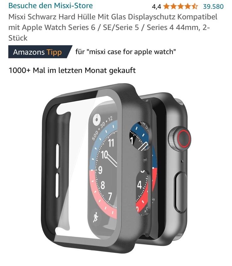 Misxi Hülle / Displayschutz für Apple Watch Series 4,5,6 /SE in Mannheim