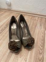 Peep Toes taupe La Strada Gr. 40 Bayern - Trebgast Vorschau