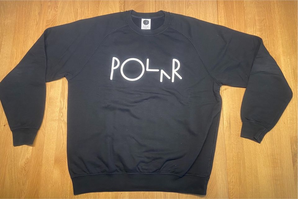 Polar Skateboarding Sweatshirt Pullover Logo Black L in Ahlen