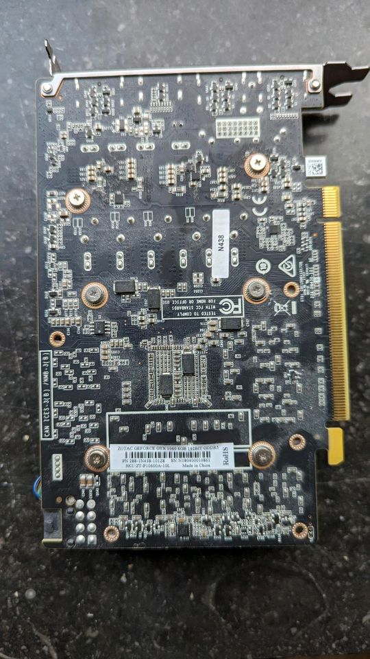 ZOTAC GeForce GTX 1060 6GB in Nümbrecht