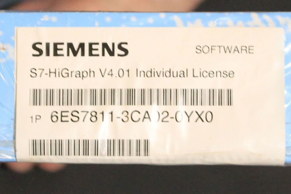 Siemens S7 HiGraph V4.01 Individual License 6ES7811-3CA02-0YX0 in Hartmannsdorf