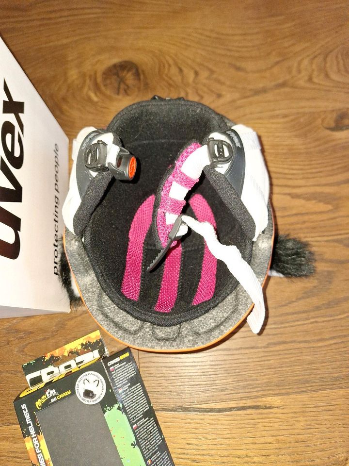 uvex manic pro Ski Snowboardhelm Pink/Orange 51-55 in Meisenheim