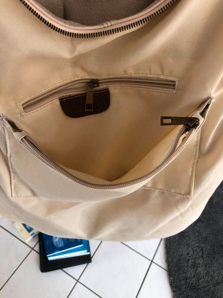 Paolo Bags**Shopper**creme/braun**neu** in Overath