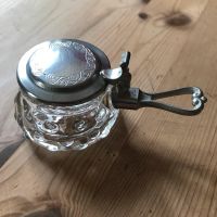 Kleine Vintage Glasdose mit Zinn-Deckel Bayern - Coburg Vorschau