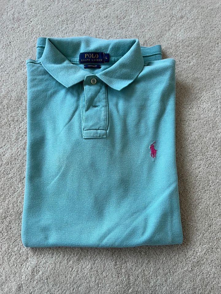 Orig POLO RALPH LAUREN Poloshirt Polohemd Shirt Türkis L in Gummersbach