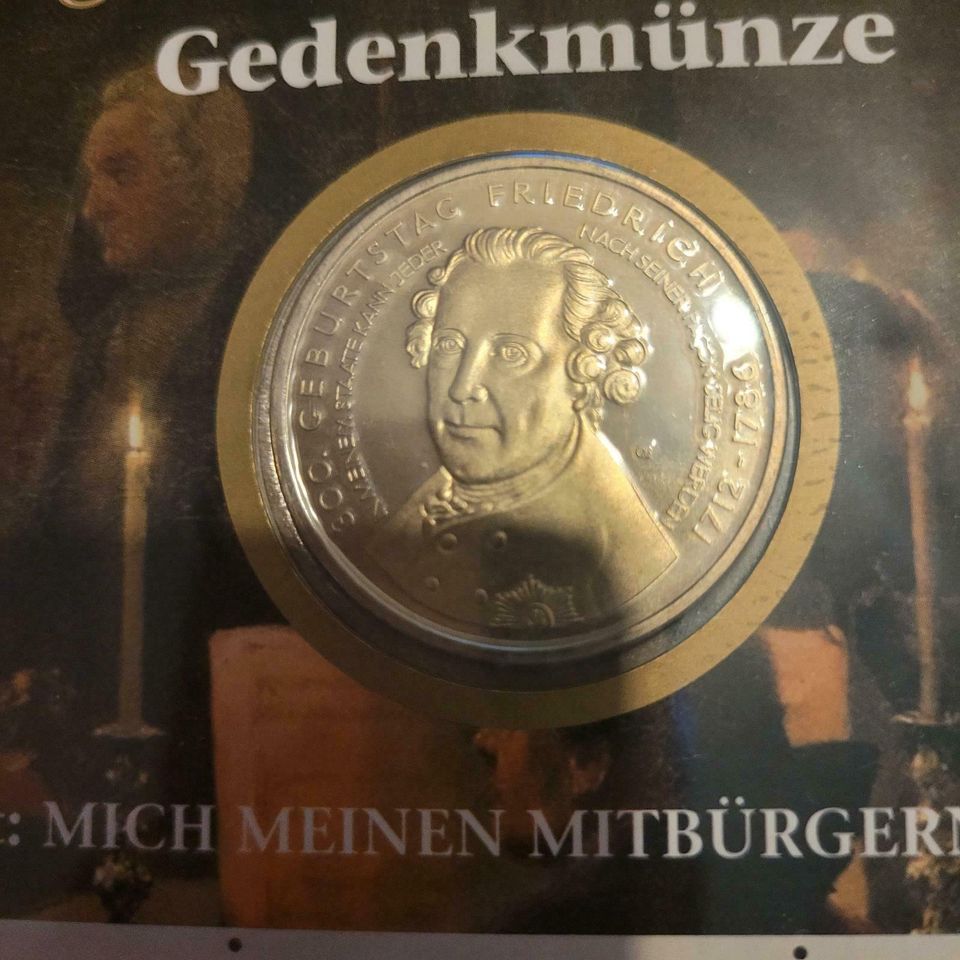 Numisblatt 1/2012 "300. Geburtstag Friedrich der Große" in Egelsbach