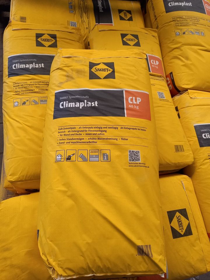 Sakret Climaplast CLP 40 kg Kalk-Zement-Putz Maschinenputz in Filsum