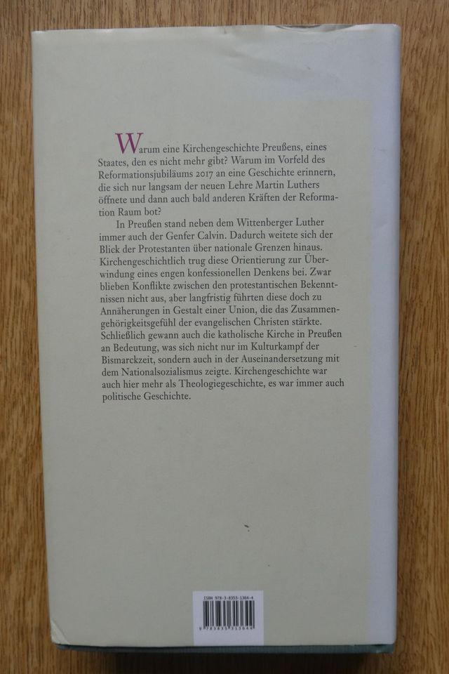 Eine preußische Kirchengeschichte  von Rudolf von Thadden in Wunstorf