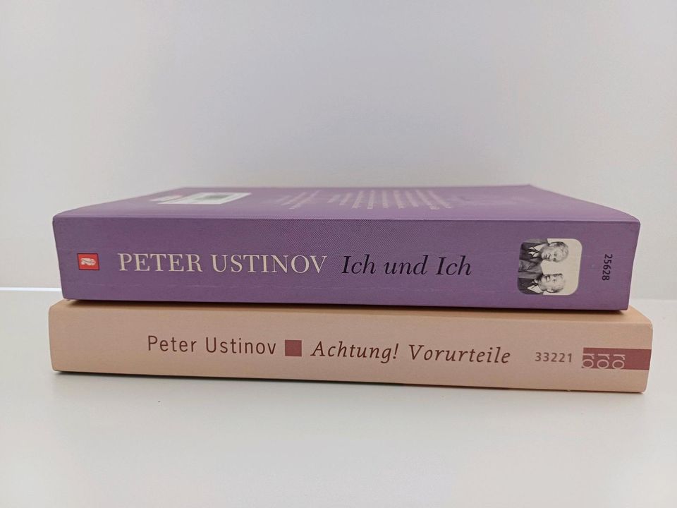 Peter Ustinov Ich und Ich, Achtung! Vorurteile im Set, Buch Roman in Braunschweig