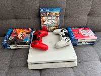 PS4 slim weiße 500 GB , 2 Controller , 9 spiele Häfen - Bremerhaven Vorschau