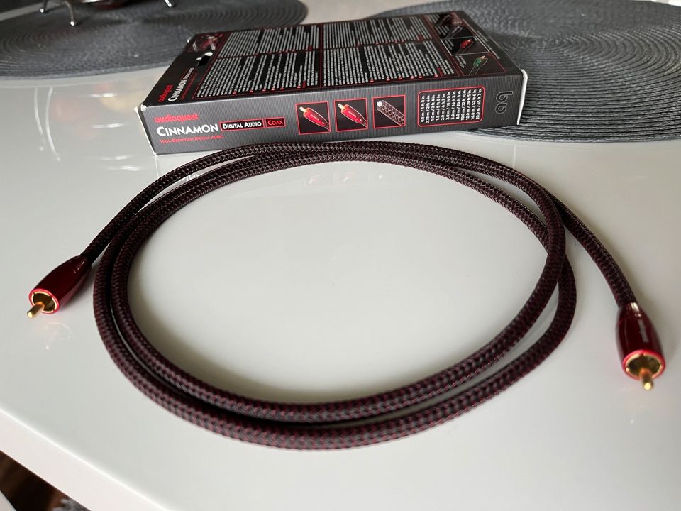AudioQuest Cinnamon Digital Coax Kabel 1,5m. in Dortmund