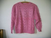 sehr schöner  handgestrickter Pullover, 40/42, rosa, Baumwolle Köln - Porz Vorschau