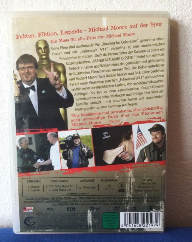 DVD Manufacturing Dissent Michael Moore Fakten Fiktion Legende in Regensburg
