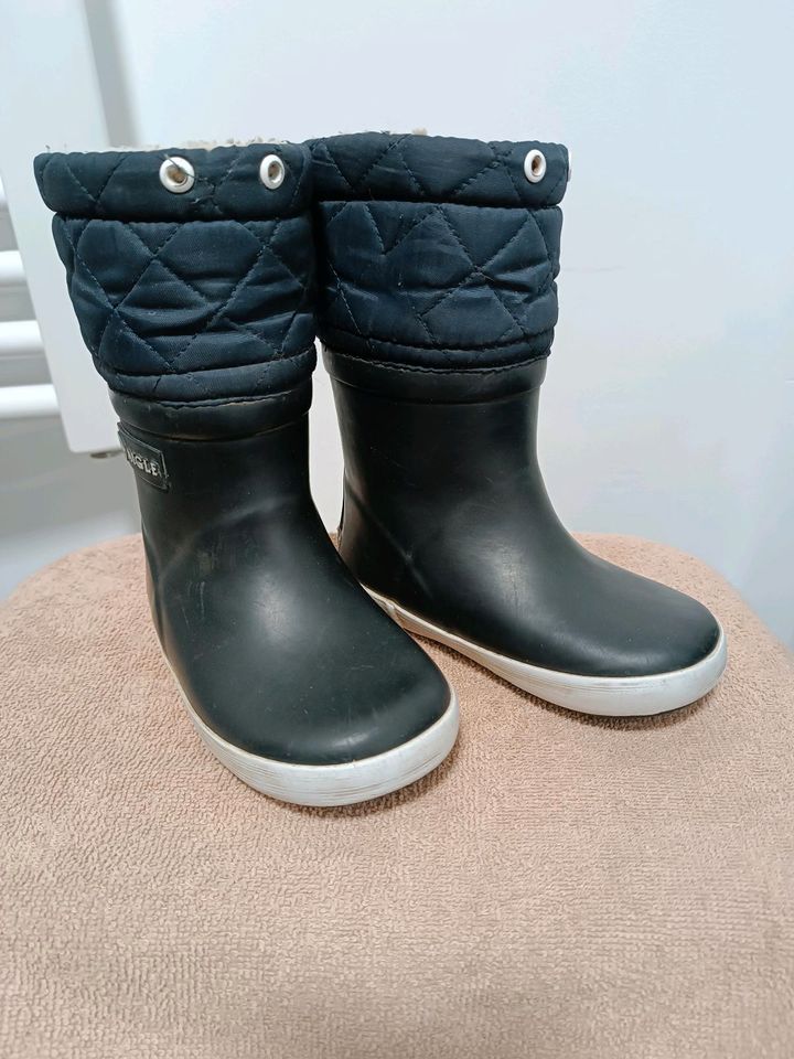 Aigle Gummistiefel gefüttert Größe 24 in Vierlinden (b Seelow)