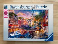 Ravensburger Puzzle 1000 Teile Fahrräder in Amsterdam Neuwertig Bayern - Graben (Lechfeld) Vorschau