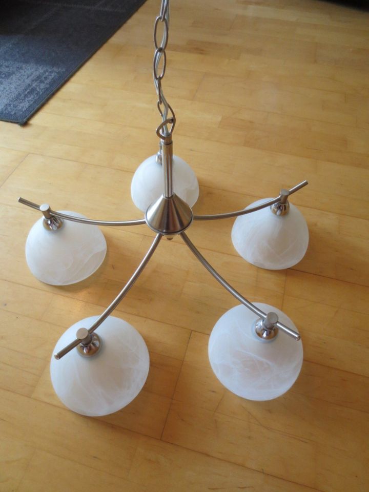 HONSEL Deckenlampe neuwertig Milchglas in Weichering