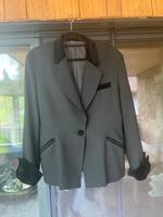 Madeleine Smoking Blazer Samt 44 schwarz Bayern - Kiefersfelden Vorschau