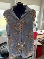 Ärmellose Bluse von H&M blau 54 Saarland - Schmelz Vorschau