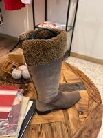 Stuart Weitzmann Stiefel echtes Wild Leder Nordrhein-Westfalen - Ratingen Vorschau