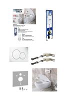 Geberit Set Mit Hange WC Fußboden WCs Hange WC ANGEBOT Wuppertal - Heckinghausen Vorschau