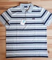 NEU! Gant Herren Polo Shirt XL grau gestreift Retro Shield Sachsen - Haselbachtal Vorschau