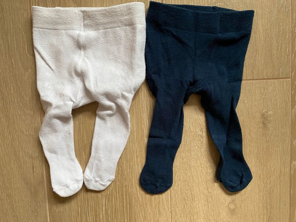 Strumpfhose Größe 50/56 Pusblu DM Blau weiß in Bornheim