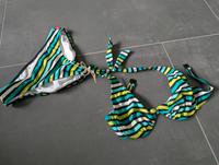 Manguun Bikini Set grün, schwarz, weiß gestreift Gr. 38B neuw. Nordrhein-Westfalen - Halle (Westfalen) Vorschau