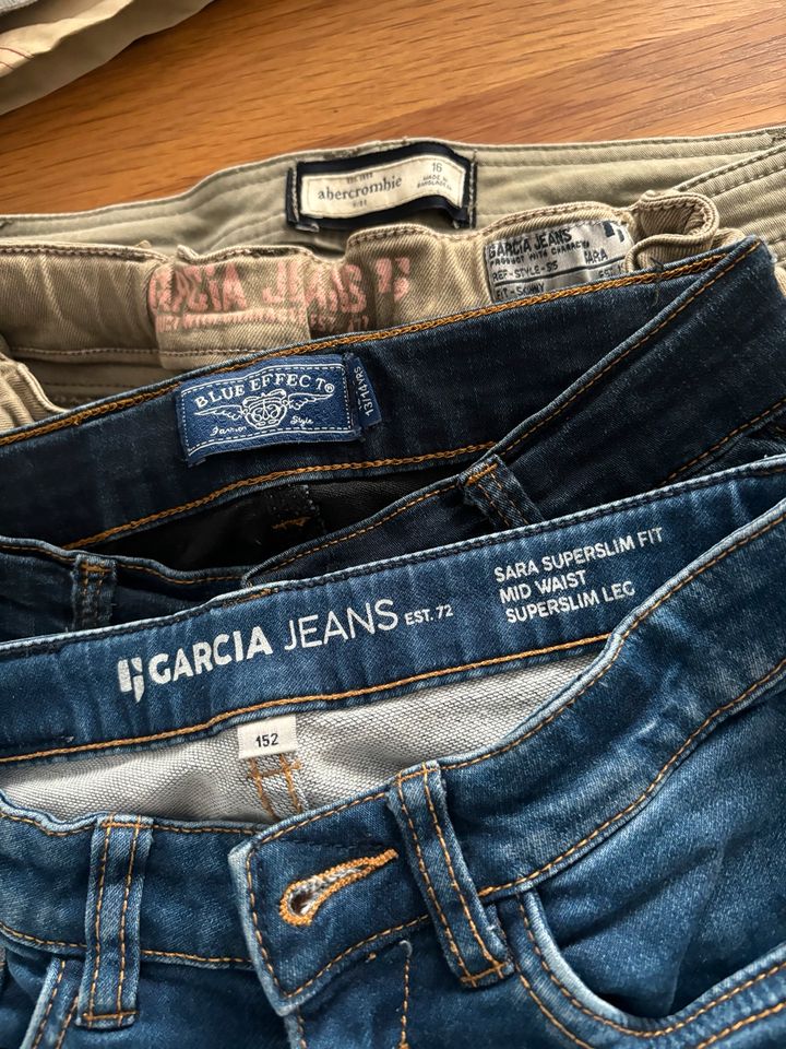 Jeans Cargo Garcia blue effect Abercrombie gr. 152 158 in Mühlheim am Main