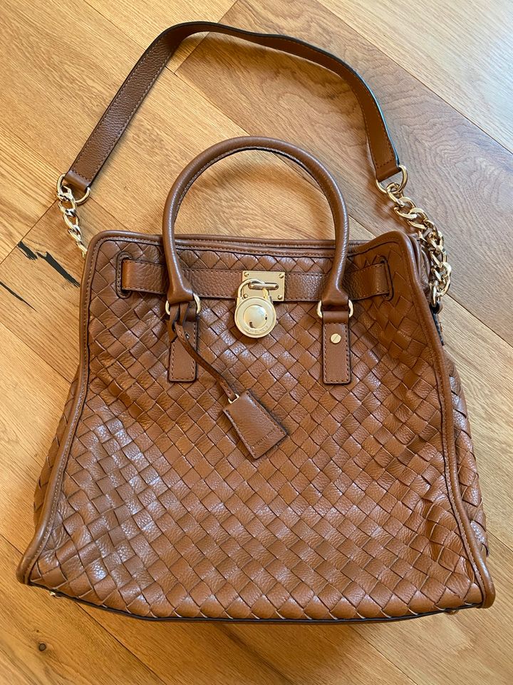 Original Michael Kors Cognac Leder Tasche in Wetter (Ruhr)