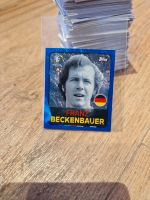 Topps EURO 2024 Sticker Franz Beckenbauer blau parallel Nürnberg (Mittelfr) - Nordstadt Vorschau