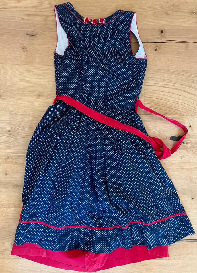 Damen Dirndl, Krüger, Gr.: 34, Blau mit Punkten, Top-Zustand - B in Reiskirchen
