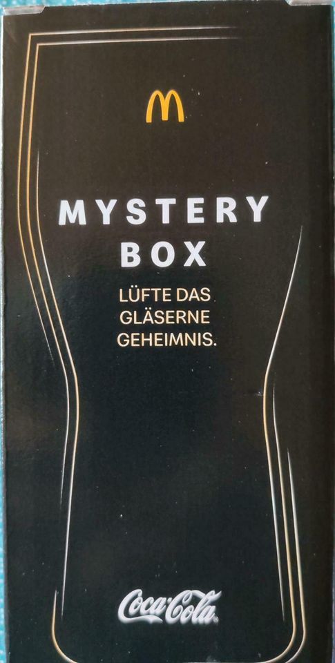 McDonald's Coca Cola 2020 grün türkis schwarz Mystery Box neu OVP in Idstedt