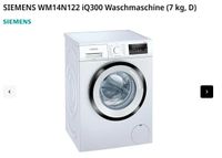 SIEMENS WM14N122 iQ300 Waschmaschine (7 kg, D) Berlin - Mitte Vorschau