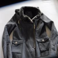 Letzte Preissenkung Liu Jo Winterjacke Dunkelgrau mit Kunstfell Bayern - Gilching Vorschau