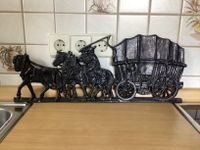 Wandbild Kunstguss Antik Kutsche mit 3 Pferden und Kutsche Baden-Württemberg - Bad Schussenried Vorschau