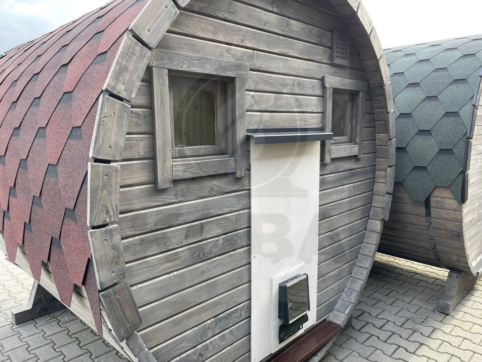 Fasssauna | 2,5m | Garten-Sauna | Außensauna in Eichenzell