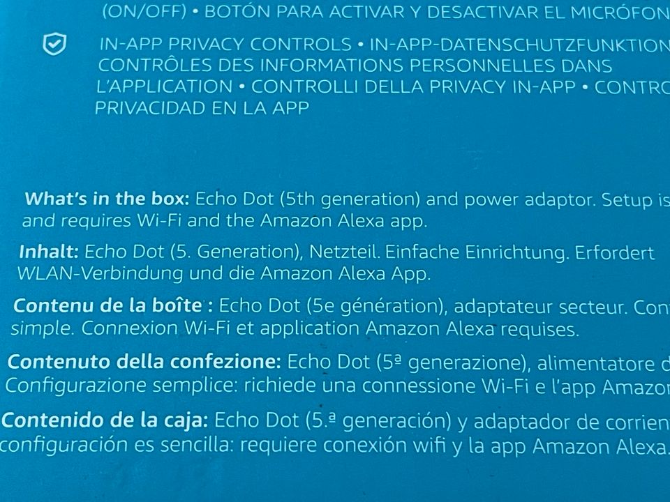 Amazon Echo Dot 5. Generation (Alexa) in Kandern