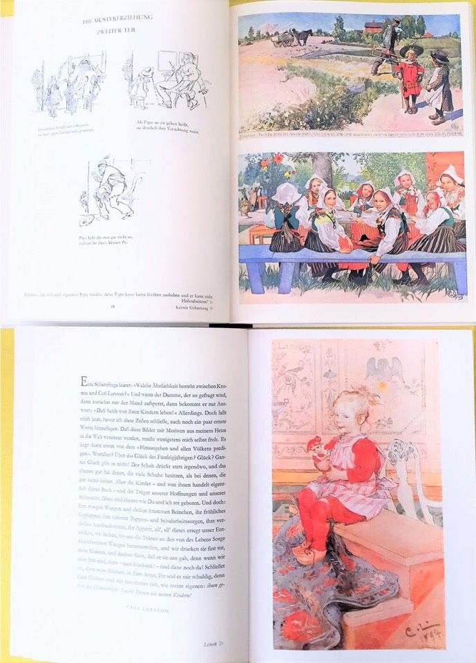 Carl Larsson Set Haus Hof Sonn Schweden Waldorf Jahreszeitentisch in Berlin