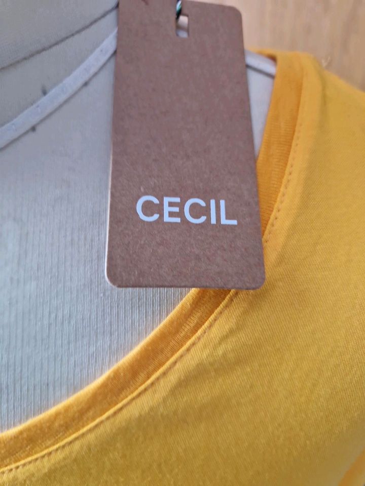 Shirt von 'Cecil' gelb Größe L/ XL neu mit Etikett in Kelsterbach