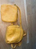 Handtaschen Rucksack gelb mit Kosmetik Tasche neu Bayern - Garmisch-Partenkirchen Vorschau