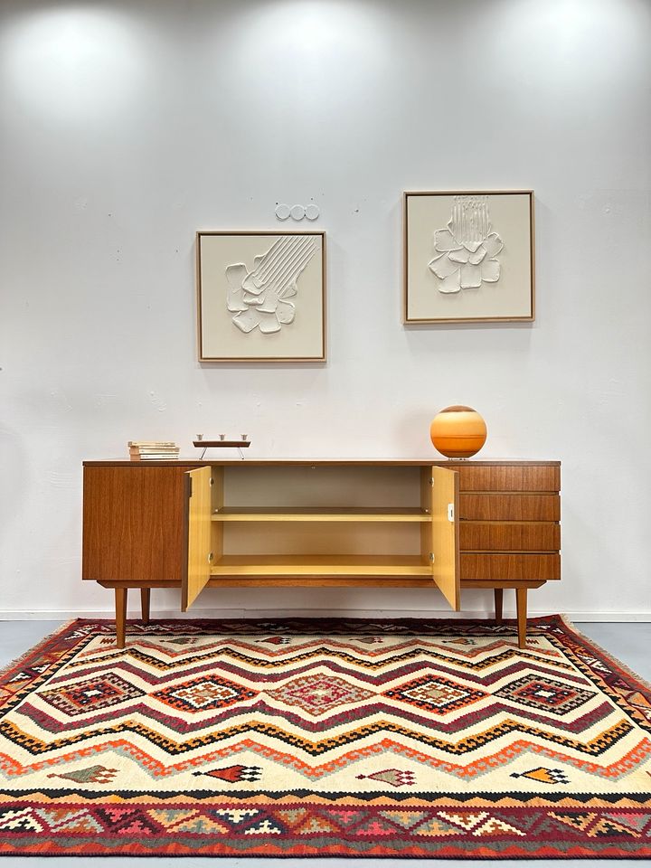 Teak Sideboard Mid Century 60er Anrichte Vintage Board Kommode in Hamburg