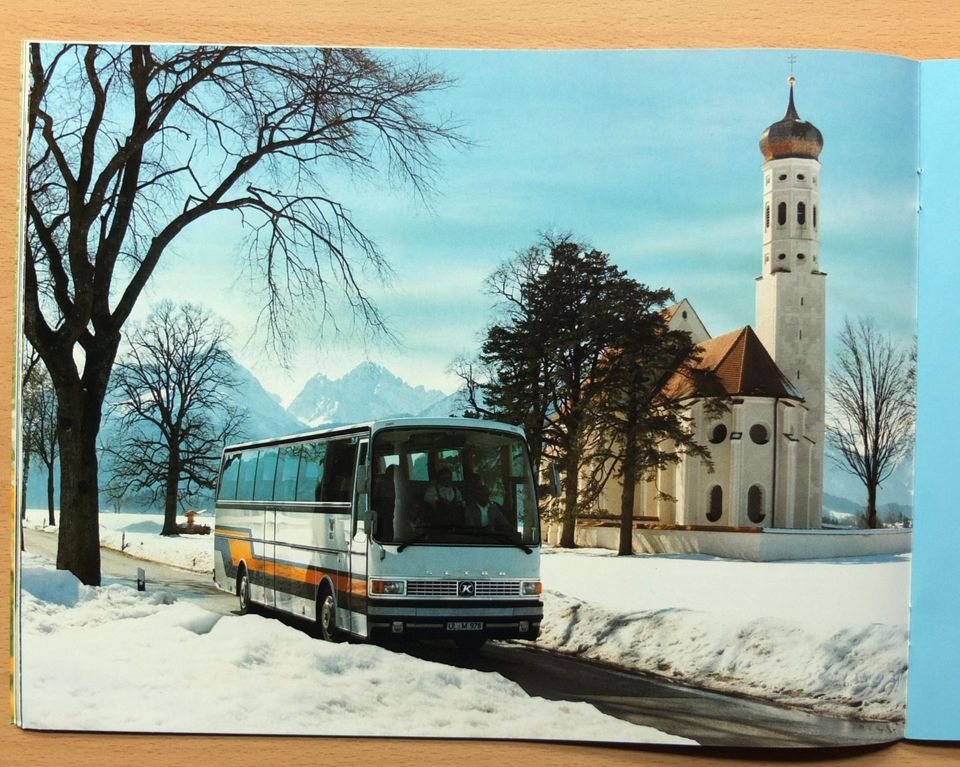 Autoprospekt Bus: Sales brochure Setra S200 Series English in Oberammergau