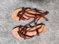 ❤️ Sandalen flach NEU braun Leder Niedersachsen - Oldenburg Vorschau