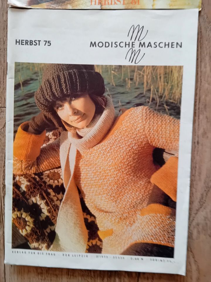 Magazin Modische Maschen DDR Strickvorlagen Schnittmuster Heft in Bernau