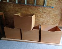 4 große Holzkisten, Kinder Kiste multiplex Niedersachsen - Langenhagen Vorschau